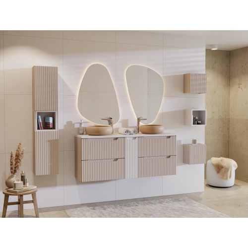 Blat łazienkowy 50cm Biały NOVA WHITE 89-50, Comad